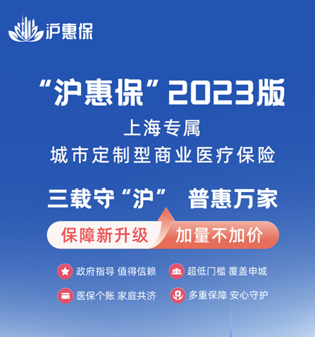 2023版“沪惠保”投保通道将于7月31日关闭！错过再等一年